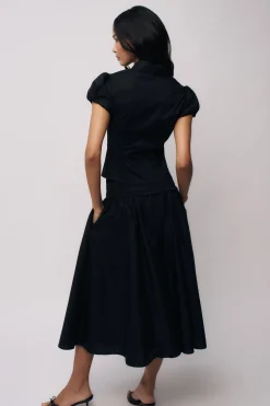 GUIZIO Fontana Skirt- Midi Skirts|Skirts