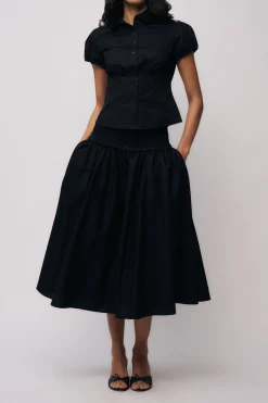 GUIZIO Fontana Skirt- Midi Skirts|Skirts
