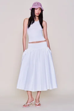 GUIZIO Fontana Skirt- Midi Skirts|Skirts