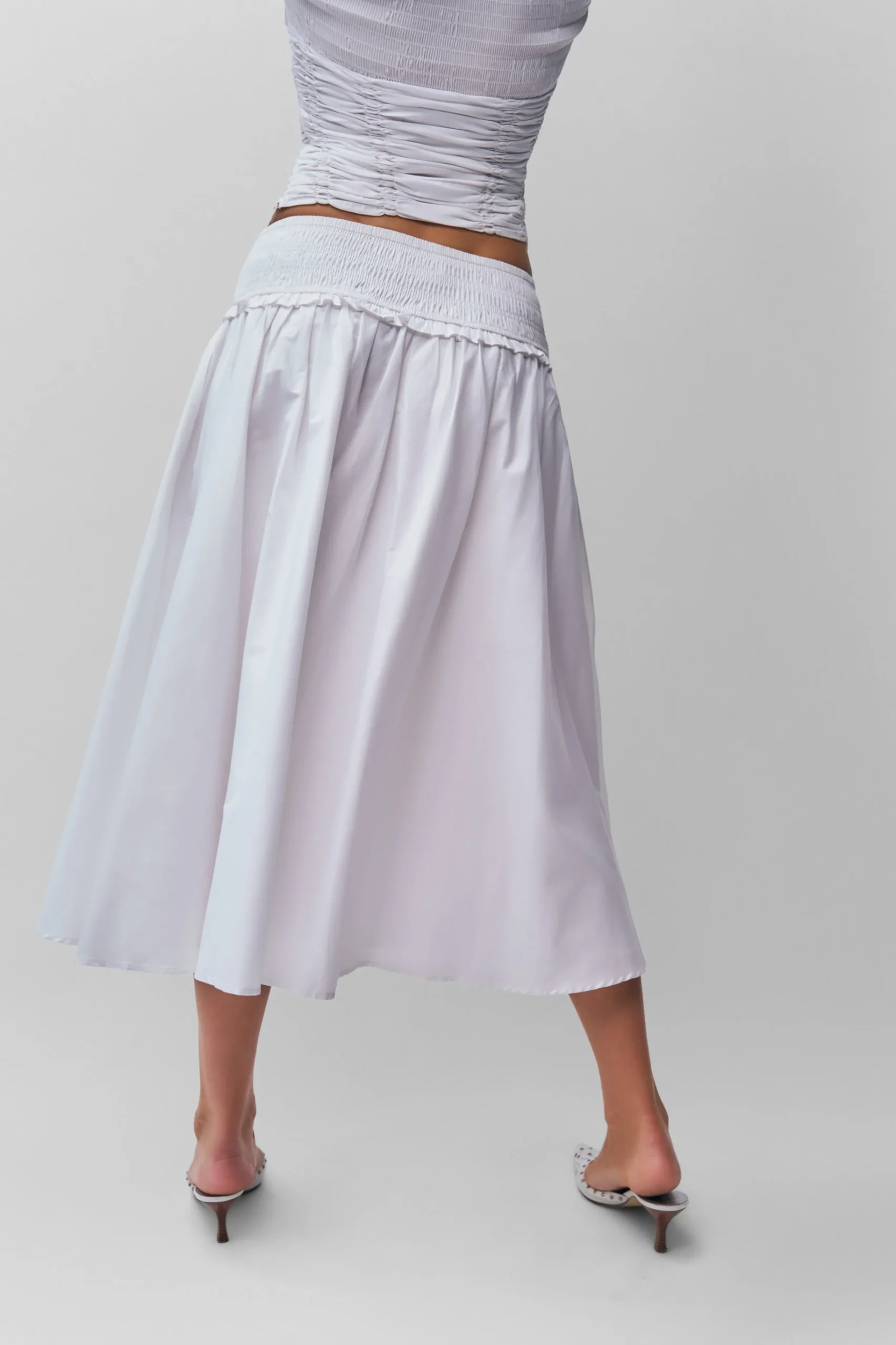 GUIZIO Fontana Skirt- Midi Skirts|Skirts