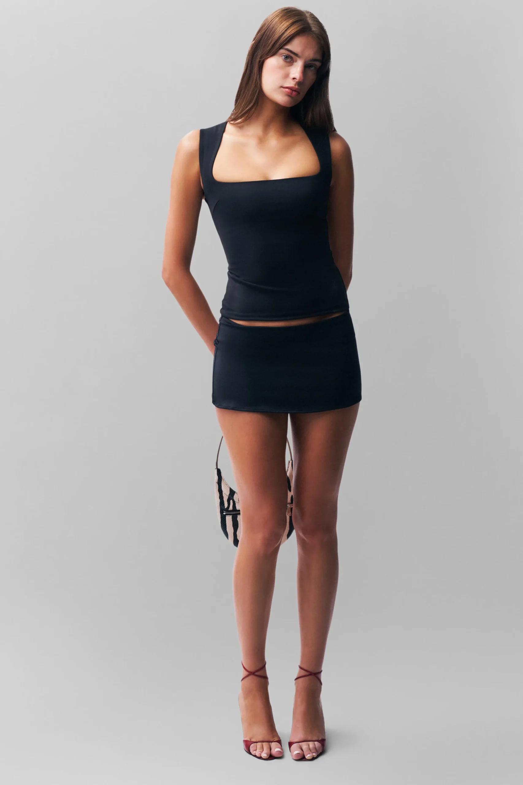 GUIZIO Full Length Celestial Top- Sleeveless Tops|Tops
