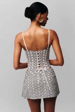 GUIZIO Genevieve Gingham Bustier- Corsets|Corsets