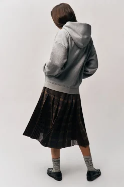 GUIZIO Gibson Chiffon Pleated Skirt- Midi Skirts|Skirts