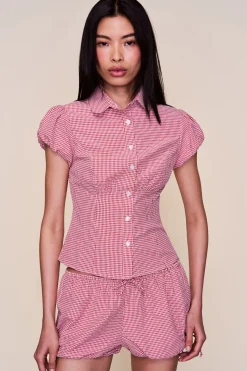 GUIZIO Gingham Bloomer- Shorts