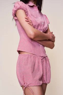 GUIZIO Gingham Bloomer- Shorts