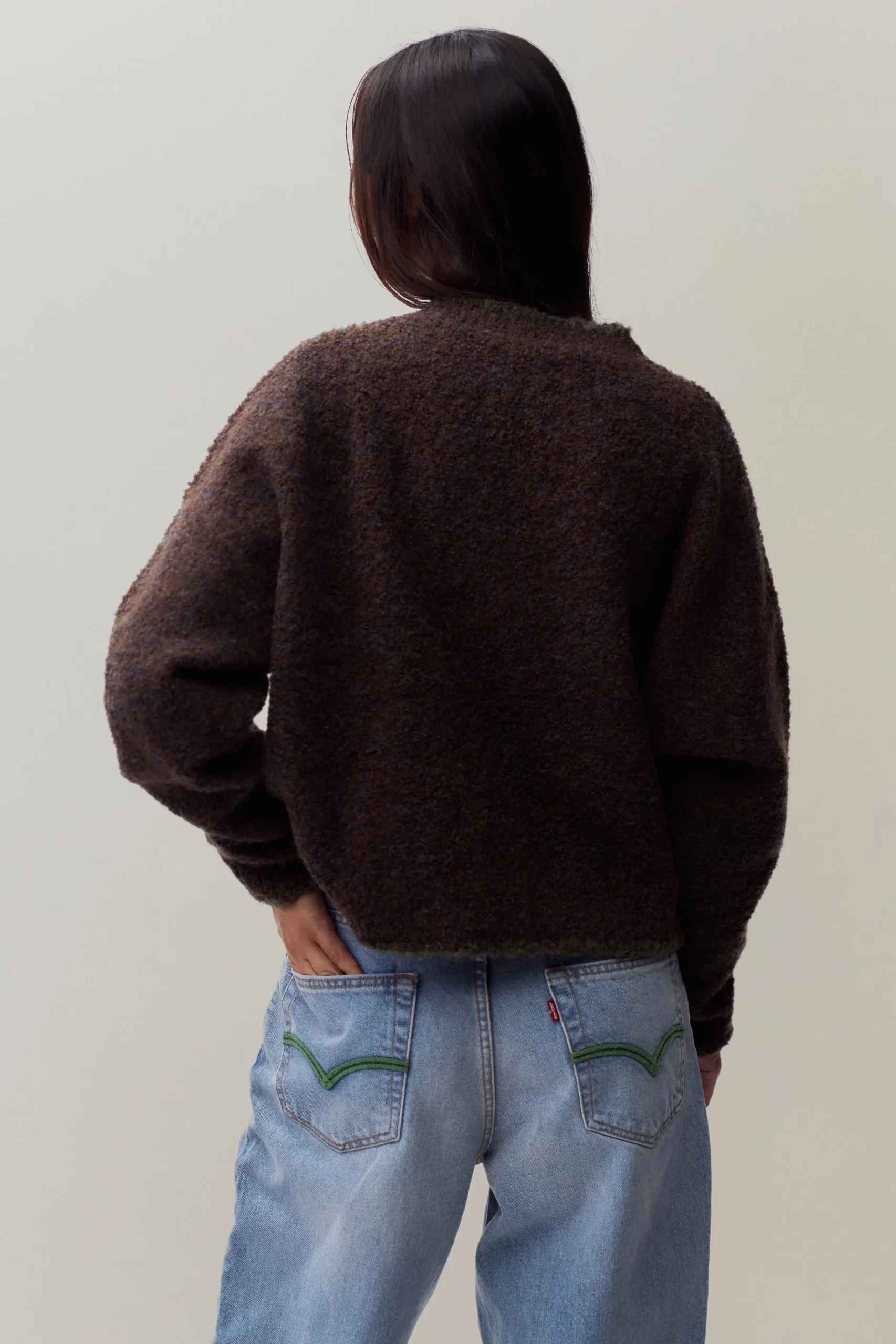 GUIZIO Heart Sweater- Knitwear|Tops