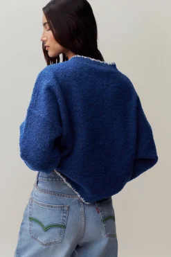 GUIZIO Heart Sweater- Knitwear|Tops
