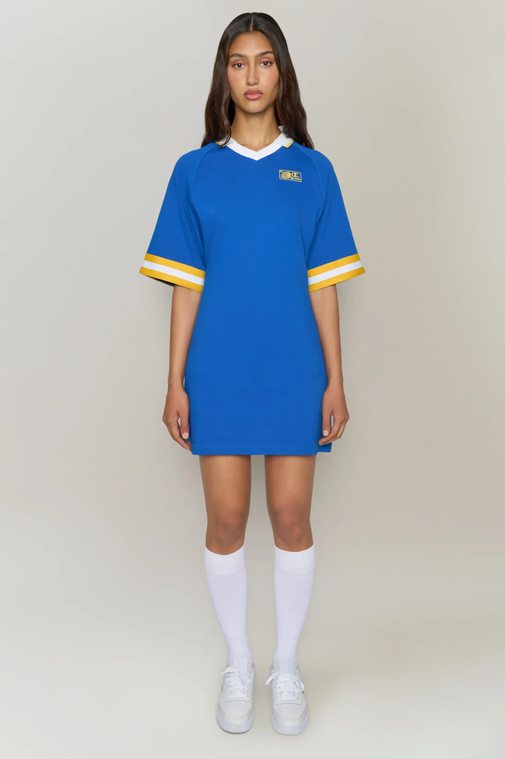 GUIZIO x Champion Waisted Jersey Dress- Mini Dresses