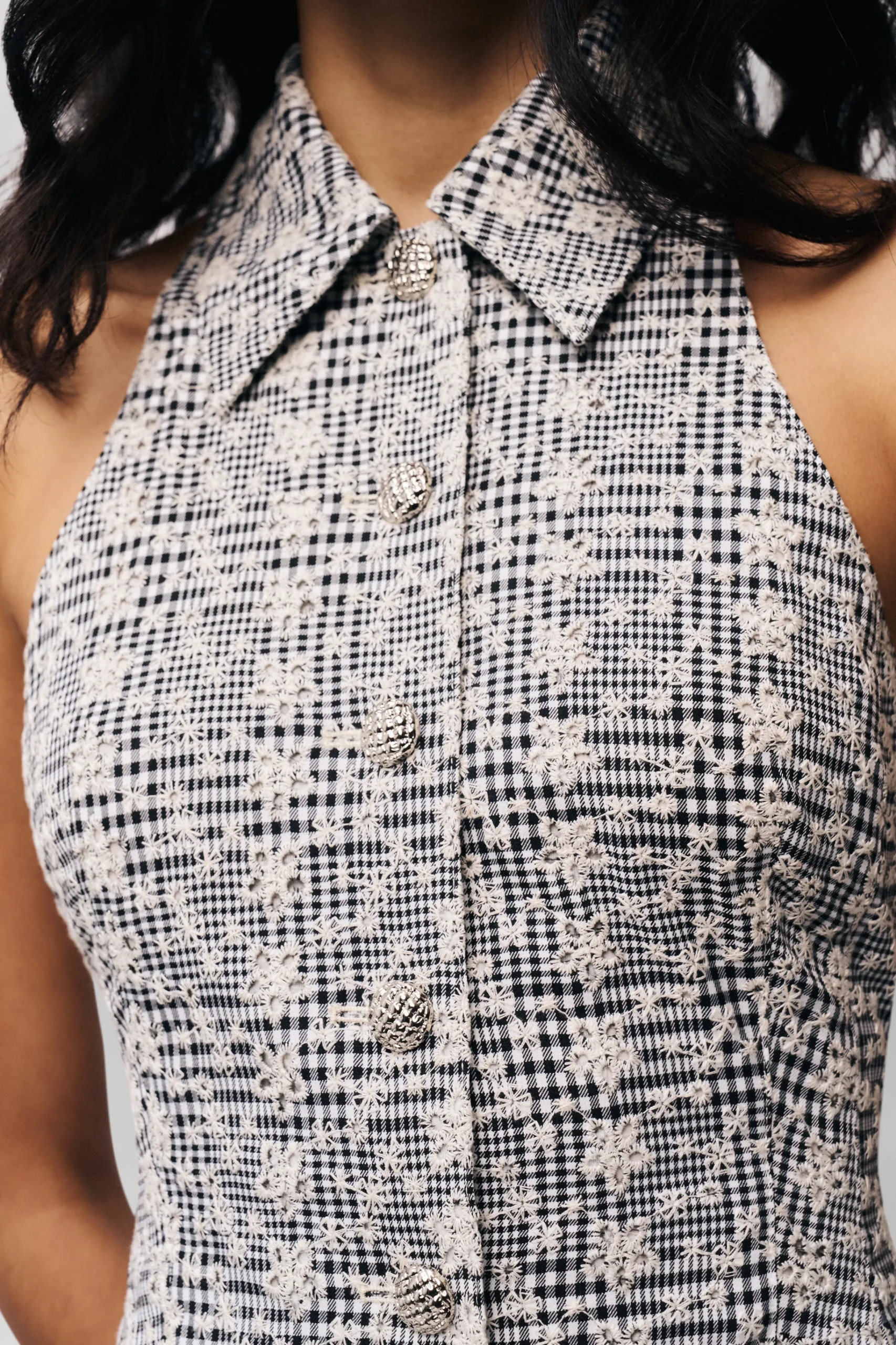 GUIZIO Isla Gingham Dress- Mini Dresses|Dresses