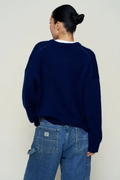 GUIZIO Joni Cashmere V-Neck Jumper- Sweaters