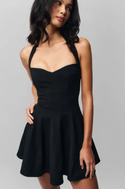 GUIZIO Juliette Halter Dress- Mini Dresses|Dresses