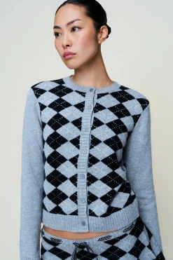 GUIZIO June Relaxed Cardigan- Sweaters