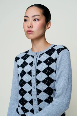 GUIZIO June Relaxed Cardigan- Sweaters