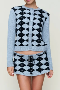 GUIZIO June Relaxed Cardigan- Sweaters