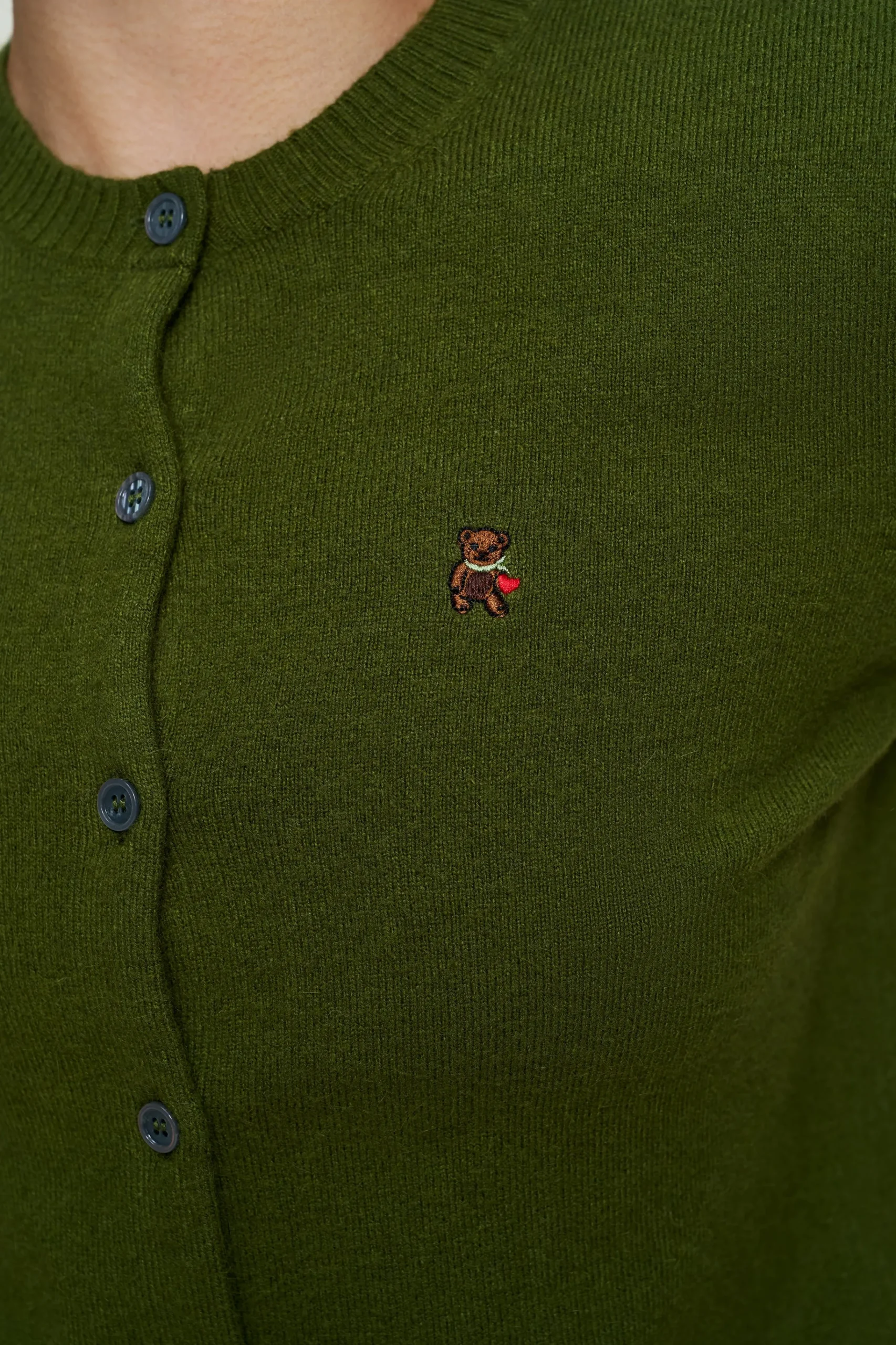 GUIZIO June Relaxed Wool Cardigan- Sweaters