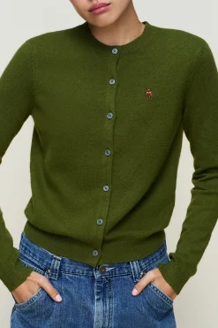 GUIZIO June Relaxed Wool Cardigan- Sweaters