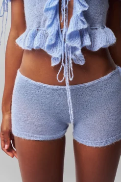 GUIZIO Knit Side Tie Short- Knitwear|Shorts