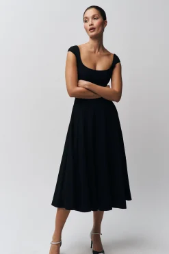 GUIZIO Leila Dress- Midi Dresses|Dresses