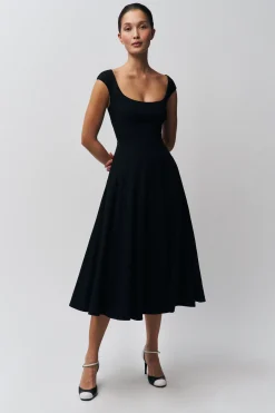 GUIZIO Leila Dress- Midi Dresses|Dresses