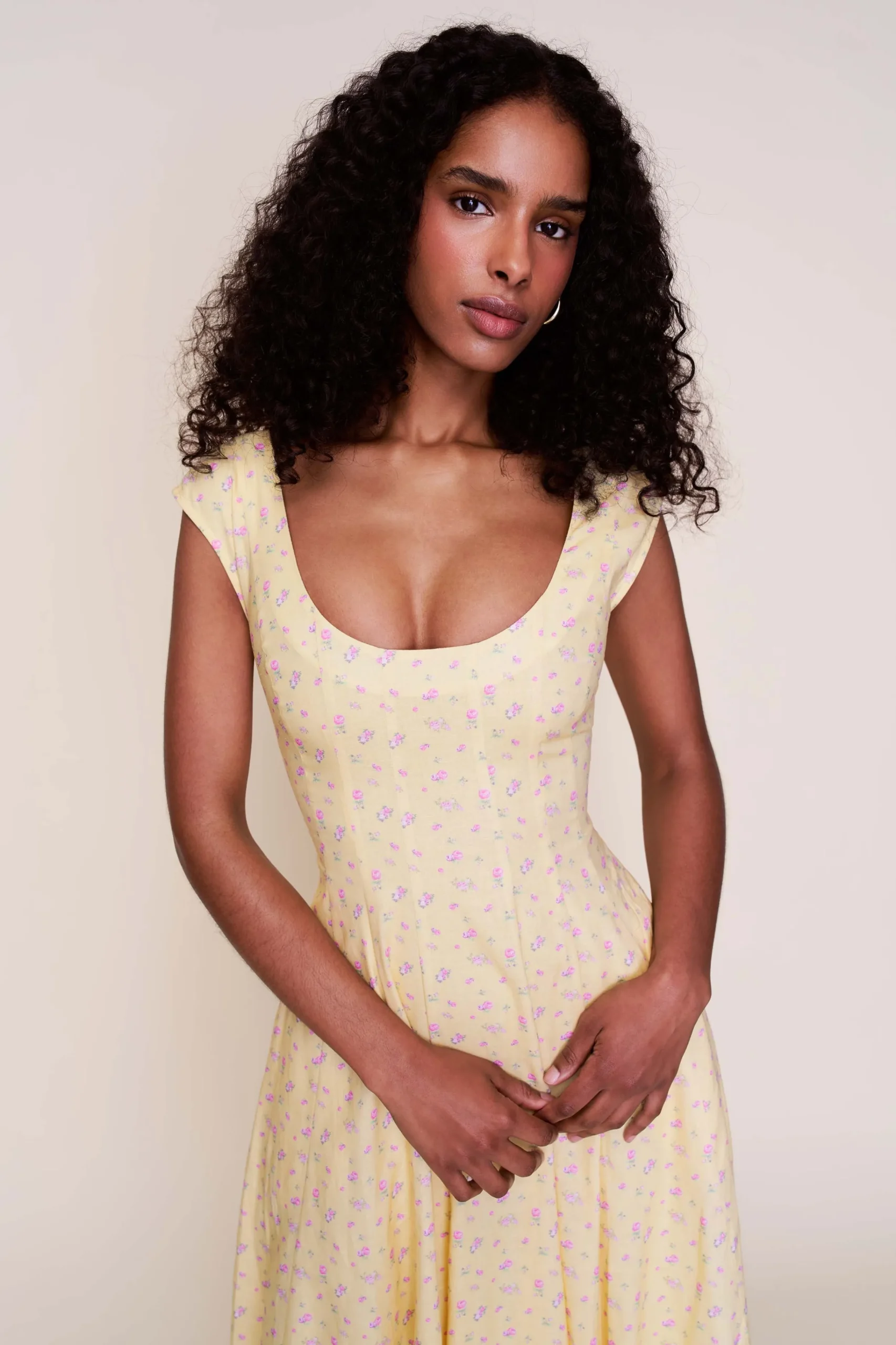 GUIZIO Leila Dress- Midi Dresses|Dresses