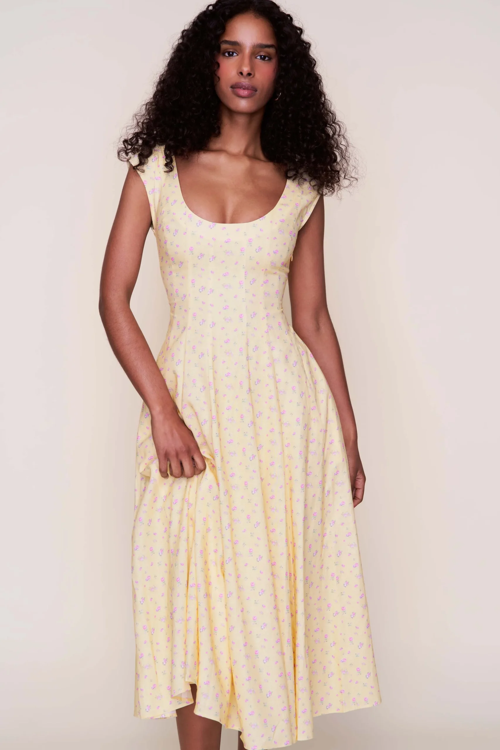 GUIZIO Leila Dress- Midi Dresses|Dresses