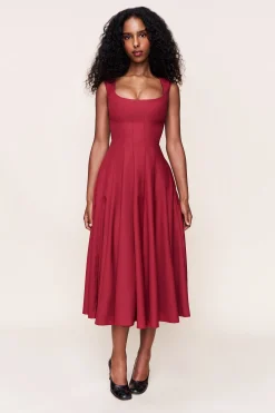 GUIZIO Leila Dress- Dresses|Midi Dresses
