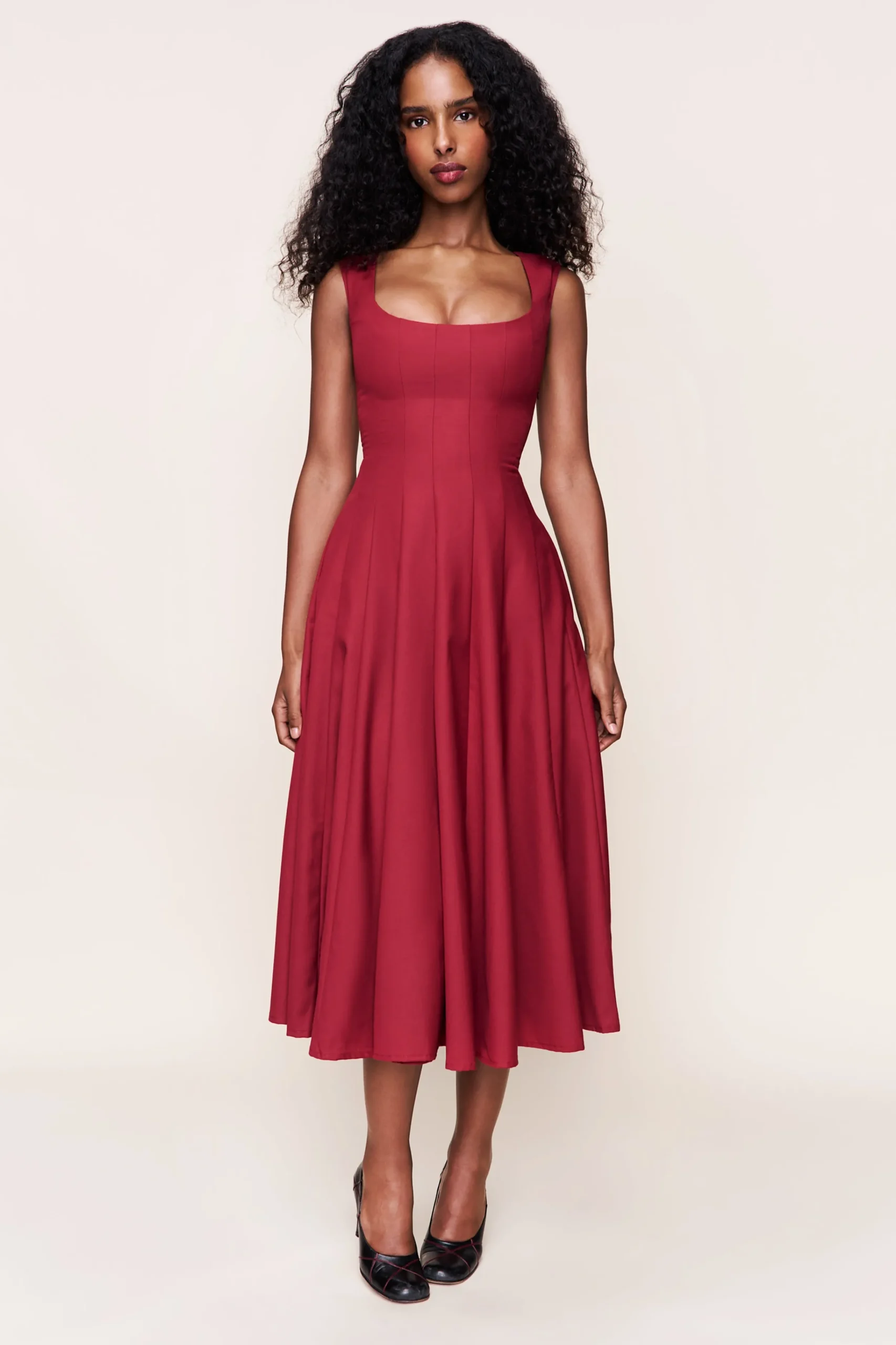 GUIZIO Leila Dress- Dresses|Midi Dresses