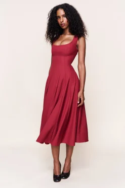 GUIZIO Leila Dress- Dresses|Midi Dresses