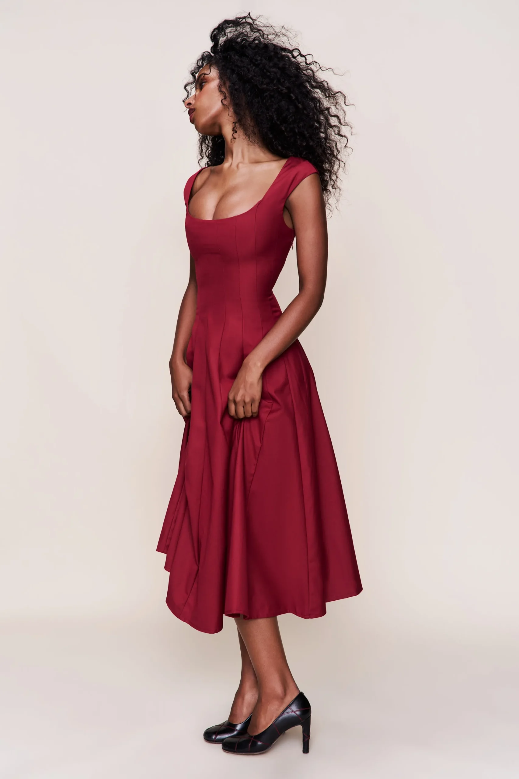 GUIZIO Leila Dress- Dresses|Midi Dresses