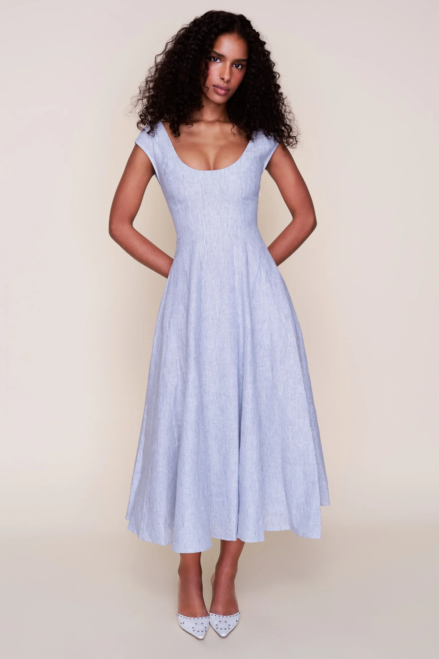 GUIZIO Leila Dress- Midi Dresses|Dresses