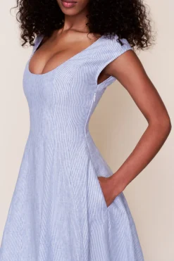 GUIZIO Leila Dress- Midi Dresses|Dresses