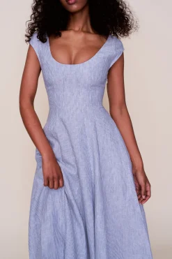 GUIZIO Leila Dress- Midi Dresses|Dresses