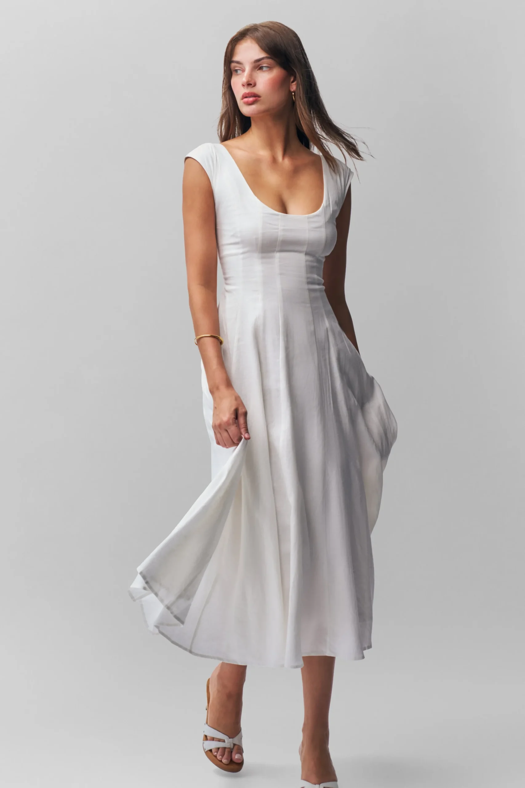 GUIZIO Leila Dress- Midi Dresses|Dresses