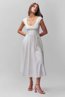 GUIZIO Leila Dress- Midi Dresses|Dresses