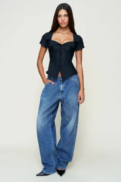 GUIZIO Lia Buttondown Corset- Corsets|Corsets