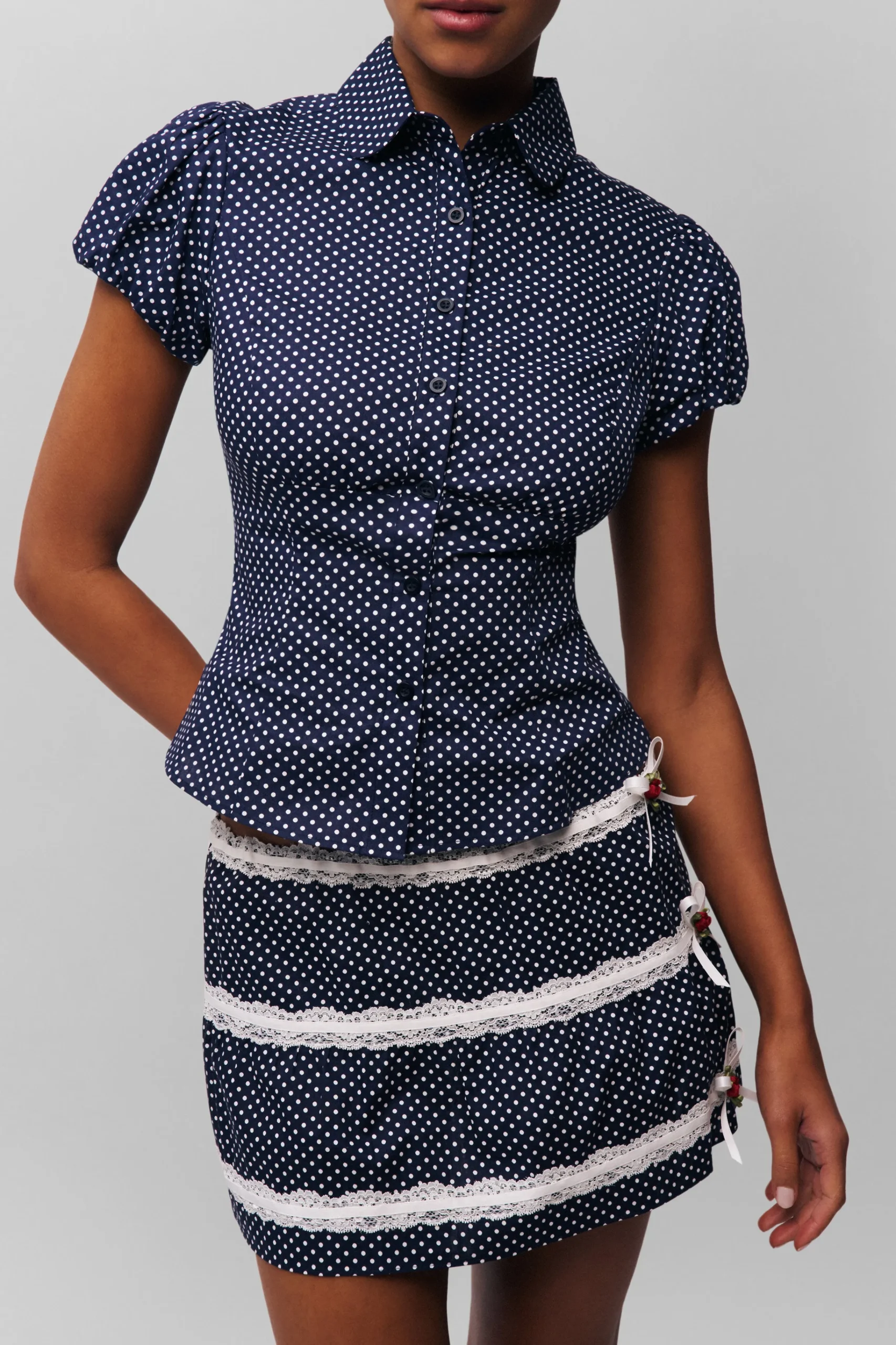 GUIZIO Liana Top- Short Sleeve Tops|Tops