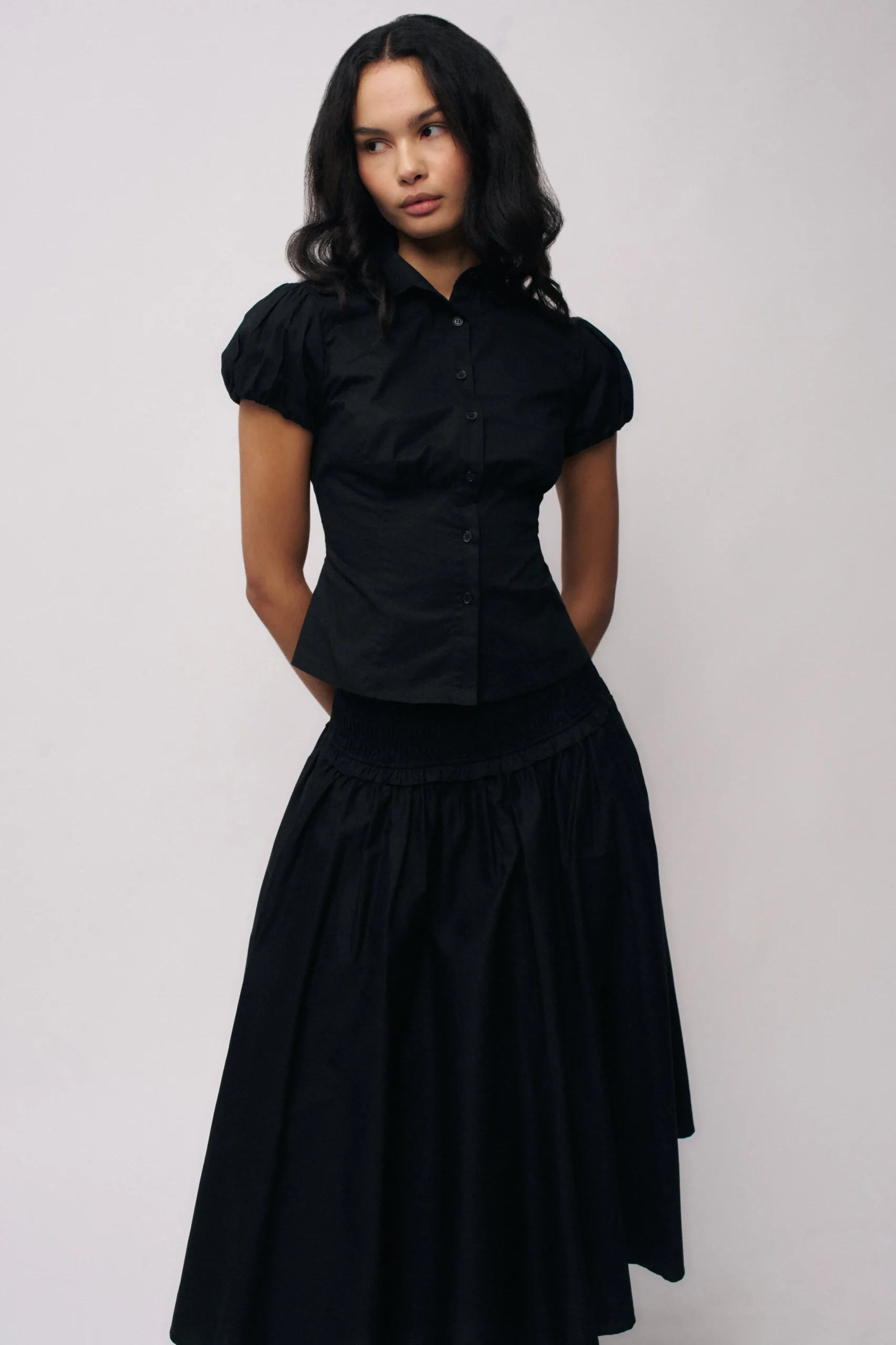 GUIZIO Liana Top- Short Sleeve Tops|Tops