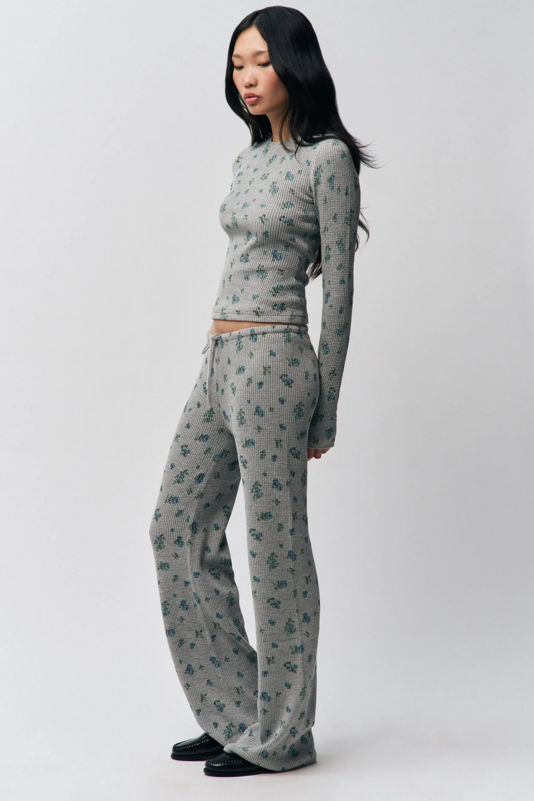GUIZIO Long Sleeve Thermal Top- Long Sleeve Tops|Tops