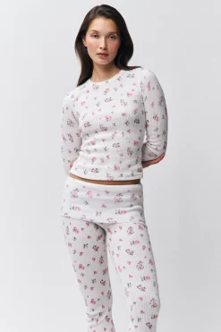 GUIZIO Long Sleeve Thermal Top- Long Sleeve Tops|Tops