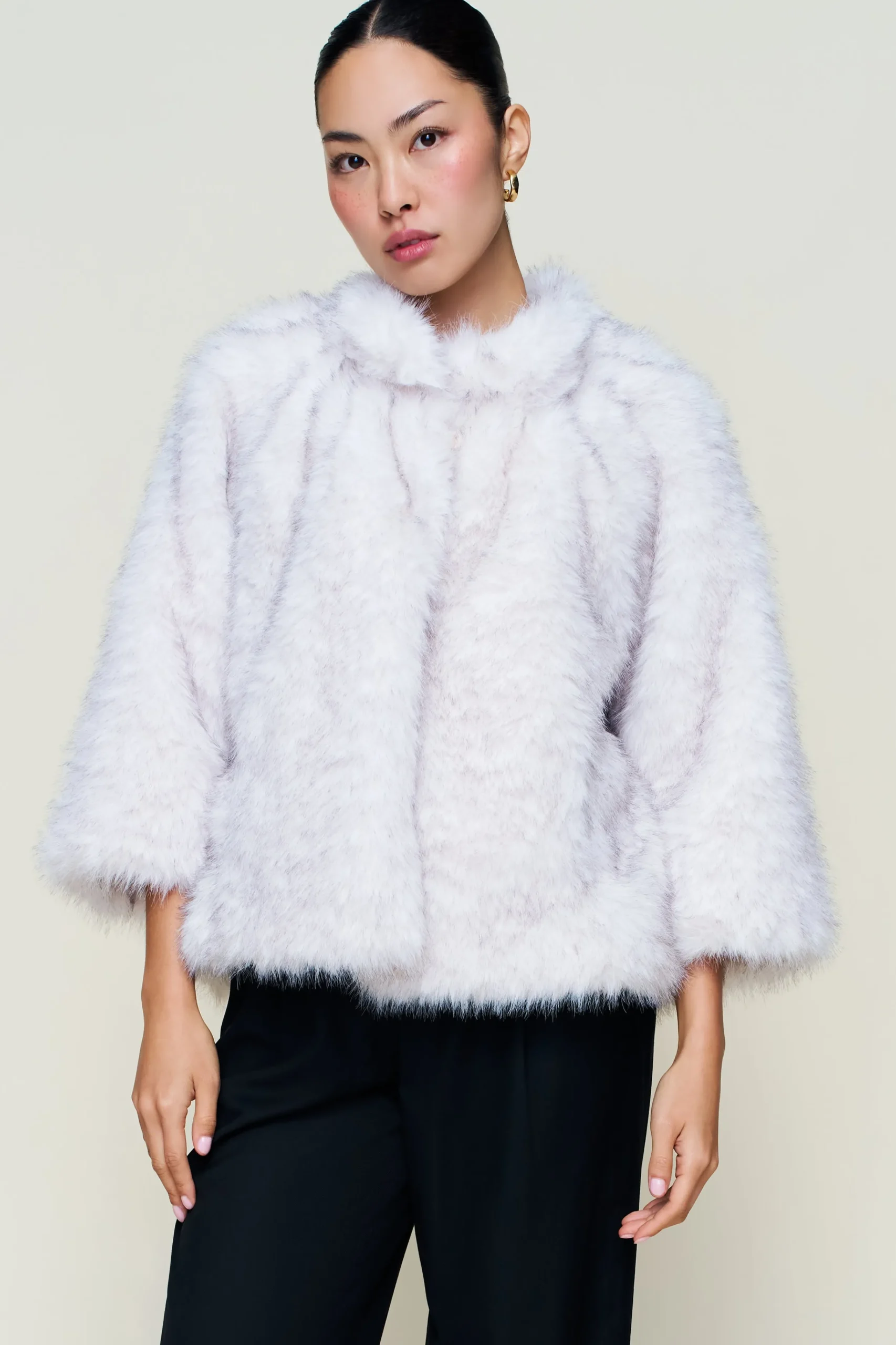 GUIZIO Lucienne Faux Fur Topper- Jackets