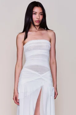 GUIZIO Lyla Twist Dress- Midi Dresses|Dresses