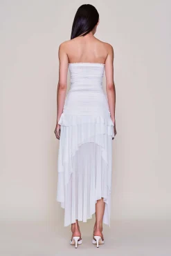 GUIZIO Lyla Twist Dress- Midi Dresses|Dresses