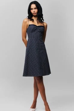 GUIZIO Margaux Midi Dress- Midi Dresses|Dresses