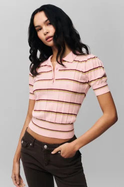 GUIZIO Mateo Polo- Short Sleeve Tops|Knitwear