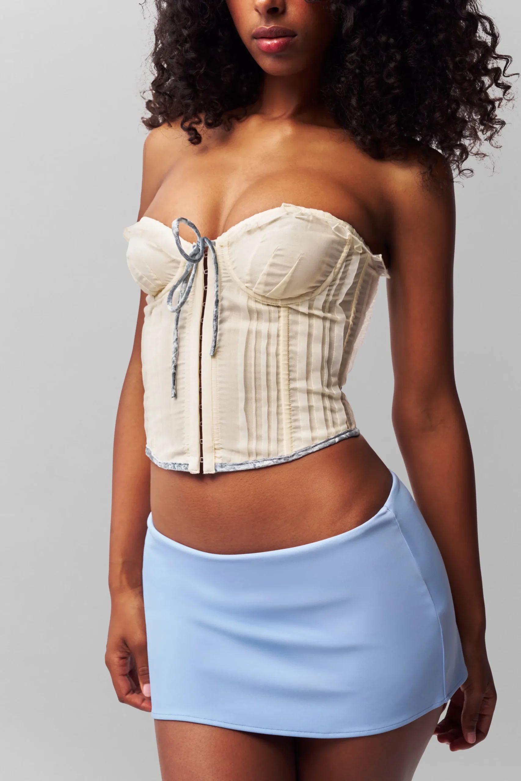 GUIZIO Micro Mini Stretch Skirt- Mini Skirts|Skirts