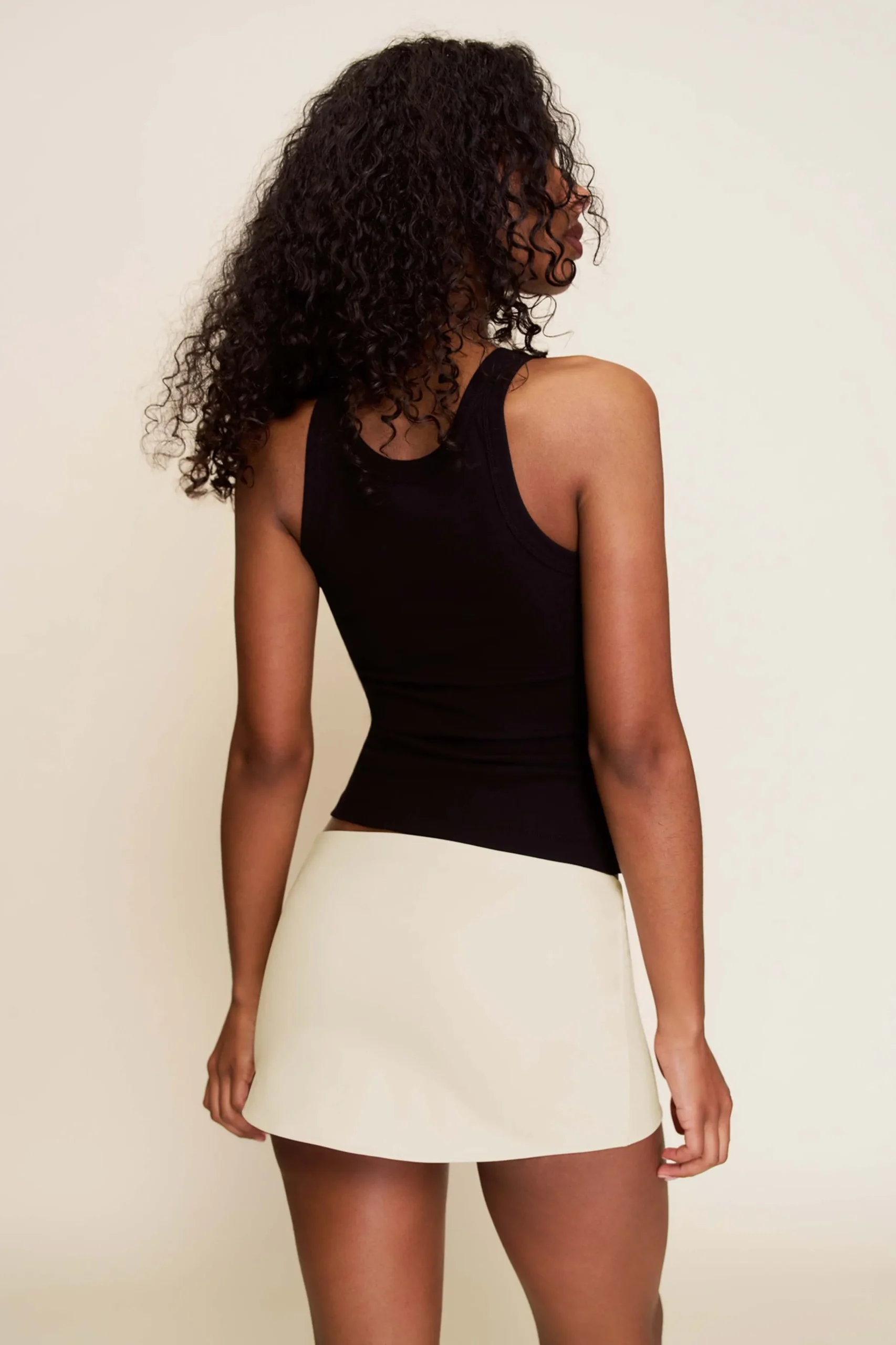 GUIZIO Micro Mini Stretch Skirt- Mini Skirts|Skirts