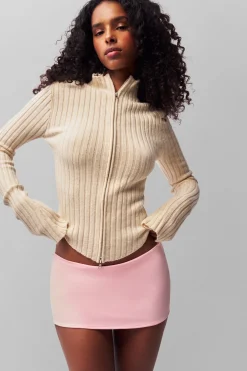 GUIZIO Micro Mini Stretch Skirt- Mini Skirts|Skirts