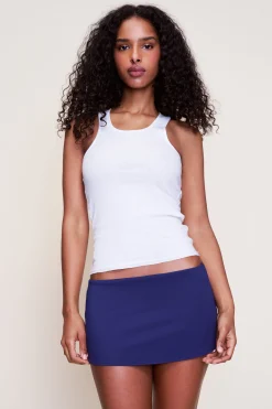 GUIZIO Micro Mini Stretch Skirt- Mini Skirts|Skirts