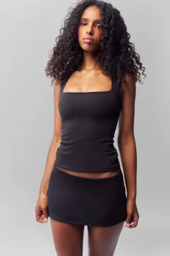 GUIZIO Micro Mini Stretch Skirt- Mini Skirts|Skirts
