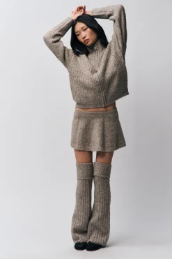 GUIZIO Mila Zip Up- Sweaters|Knitwear